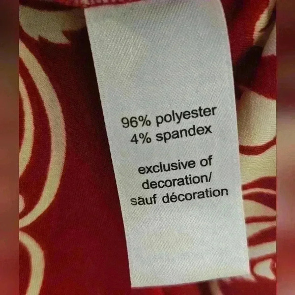 Maurices Women's Sundress size‎ Small red & ivory Stretchy - Picture 2 of 5